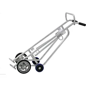 VALLEY CRAFT F82425A0 Ezy-Rol Drum Truck, Aluminium Frame, 4 Solid Wheels, 1000 Lbs Load Cap. | AJ8FUR