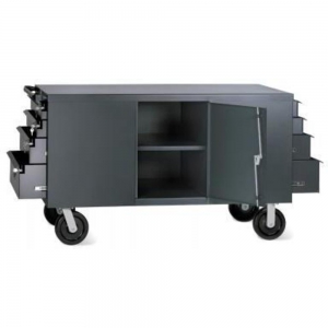 VALLEY CRAFT F84930A4 Mobiler Bankschrank, Stahlplatte, 8 Schubladen, 2000 lbs Tragfähigkeit. | AJ8FXL