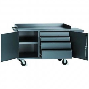 VALLEY CRAFT F84931A3 Mobiler Bankschrank, 4 Schubladen, 1500 lb Tragfähigkeit. | AJ8FXM