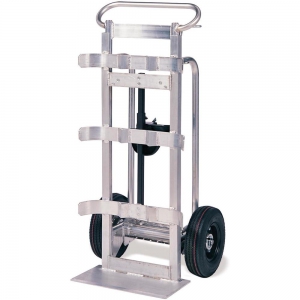 VALLEY CRAFT F86065A6 Hand Truck, Double Cylinder, Heavy Duty With Brakes, 600 Lbs Load Cap. | AJ8FZY