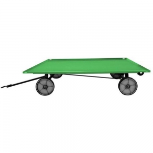 VALLEY CRAFT F89305 Trailer, 48 X 72 Lip Up Deck, Mold On Wheel, Ring & Pintle, Green | AJ8GQX