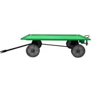 VALLEY CRAFT F89310 Trailer, 36 X 60 Lip Up Deck, Mold On Wheel, Pin & Clevis, Green | AJ8GQR