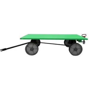 VALLEY CRAFT F89319 Trailer, 36 X 60 Flat Deck, Mold On Wheel, Pin & Clevis, Green | AJ8GQH