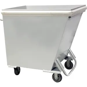 VALLEY CRAFT F89332 Construction Hopper, 750 lbs. Load Cap., White | AJ8GPT