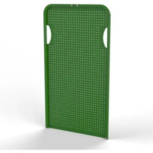 VALLEY CRAFT F89536G Round Pegboard End Panel, Modular A Frame Cart, 55 X 30, Green | AJ8GFD