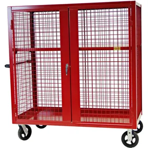 VALLEY CRAFT F89557R Security Truck, 24 Deep, Red | AJ8GGW