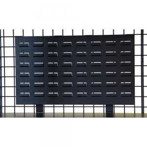 VALLEY CRAFT F89562B Security Truck Louvered Panel, 23.5 X 19, Blue | AJ8GHH