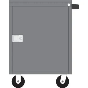 VALLEY CRAFT F89611GY Mobile Cabinet, 24, Door, Smoke Gray | AJ8GJJ