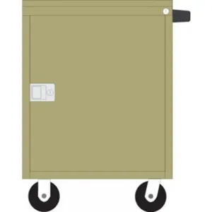 VALLEY CRAFT F89611TS Mobile Cabinet, 24, Door, Tropic Sand | AJ8GJL