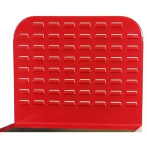 VALLEY CRAFT F89625RD Back Louvered Bin Panel, Modular cabinet, 24, Red | AJ8GKZ