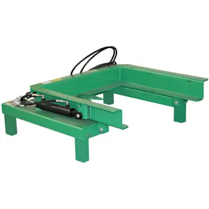 VALLEY CRAFT F89681 EZ Dump Fork Lift Attachment, 2000 lbs. Load Cap., Green | AJ8GLR