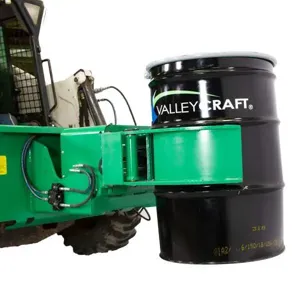 VALLEY CRAFT F89698 Skid Steer Drum Clamp, Rotating, 2000 lbs. Capacity | AJ8GLT