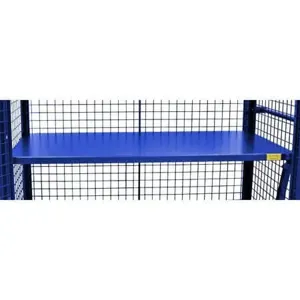 VALLEY CRAFT F89719VCBL Adjustable Shelf, 48 x 30 Inch Size, Blue, 250 lbs Capacity | CJ6TGR