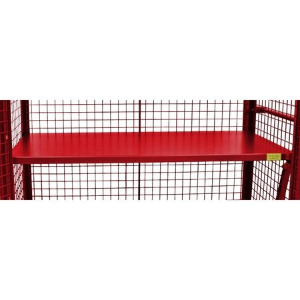 VALLEY CRAFT F89719VCRD Adjustable Shelf, 48 x 30 Inch Size, Red, 250 lbs Capacity | CJ6TGT
