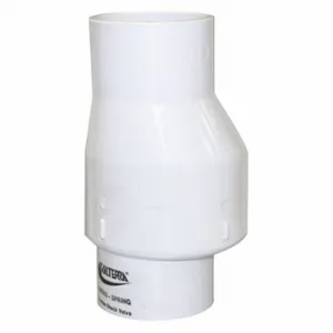 VALTERRA 200-30 Check Valve, Single Flow, Inline Spring Swing, PVC, 3 Inch Pipe/Tube Size, Slip x Slip | CU7QAU 35ZY65