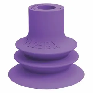 VALUE LINE VL25BX Vacuum Pad, Thermoplastic Elastomer, Bellows, 25 mm Pad Dia, 22.5 mm Pad Height | CU7QBQ 45UZ96