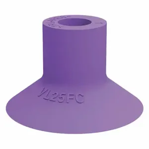 VALUE LINE VL25FC Vacuum Pad, Thermoplastic Elastomer, Flat, 25 mm Pad Dia, 16 mm Pad Height | CU7QCC 45UZ89