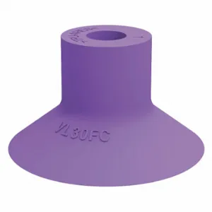 VALUE LINE VL30FC Vacuum Pad, Thermoplastic Elastomer, Flat, 30 mm Pad Dia, 18 mm Pad Height | CU7QCD 45UZ90