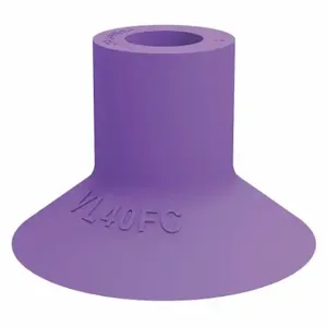 VALUE LINE VL40FC Vacuum Pad, Thermoplastic Elastomer, Flat, 40 mm Pad Dia, 27 mm Pad Height | CU7QCE 45UZ91