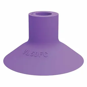 VALUE LINE VL50FC Vacuum Pad, Thermoplastic Elastomer, Flat, 50 mm Pad Dia, 29 mm Pad Height | CU7QCF 45UZ92