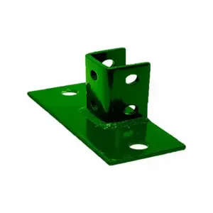 VAST V63SQGN Strut Channel Fitting, 1 5/8 Inch x 1 5/8 Inch For Strut Channel Size, Green Coated | CU7QGR 784GR7