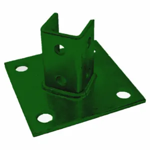 VAST V645GN Strut Channel Fitting, 1 5/8 Inch x 1 5/8 Inch For Strut Channel Size, Green Coated | CU7QGU 784GR8