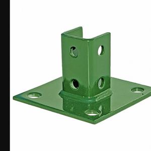 VAST V6SQGN Strut Channel Fitting, 1 5/8 Inch x 1 5/8 Inch For Strut Channel Size, Green Coated | CU7QGT 784GT0