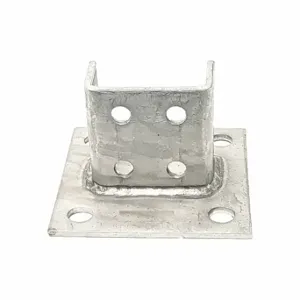 VAST V70SQSS Strut Channel Fitting, 1 5/8 Inch x 3 1/4 Inch For Strut Channel Size, 8 Holes | CU7QFV 784GU0