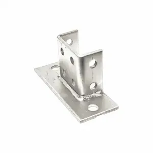 VAST V71SQS2 Strut Channel Fitting, 1 5/8 Inch x 3 1/4 Inch For Strut Channel Size, 8 Holes | CU7QHD 784GU5