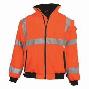 VEA VEA-421-ST-OR-3XL Warnschutzjacke, 3XL, Orange | CU7QLJ 307U65