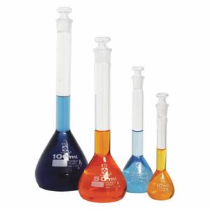 VEE GEE 202GK-004 Volumetric Flask, 100 mL Labware Capacity - Metric, Type I Borosilicate Glass, 100mL | CU7QQE 53UK90