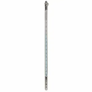 VEE GEE 80904E-A Armored Liquid Inch Glass Thermometer, 15.375 Inch Length. x 3 Inch I mmersion | CU7QMU 53UL01