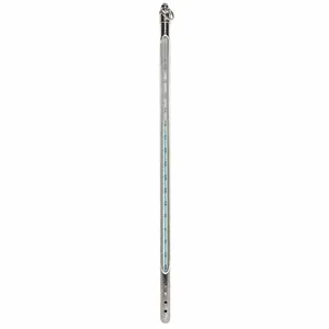 VEE GEE 80906E-A Armored Liquid Inch Glass Thermometer, 12 Inch Length. x 3 Inch I mmersion | CU7QMQ 53UL02