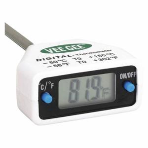 VEE GEE 83210-12 Digitales Taschenthermometer, oben ablesbares Taschenthermometer mit T-Griff, T-Griff-Gehäuse | CU7QND 49WX89