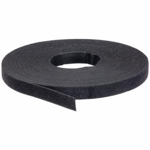 VELCRO .500X3K1WP/25 Perforated Back to Back Strap, 75ft Length, 0.5 Inch Width, 18 lb Tensile Strength, Black | CU7QUX 48GR83
