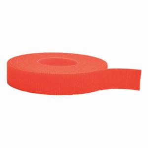 VELCRO 174299 Hook-and-Loop Cable Tie Roll, 75 ft Length, 1 Inch Width, 29 lb Tensile Strength, Orange | CU7QQT 52YL93