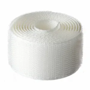 VELCRO 186541 Reclosable Fastener Strap, No Adhesive, 150 Ft, 1 Inch Width, Flame Retardant, White, Hook | CU7QRR 30PE21