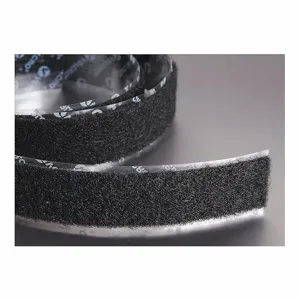 VELCRO 186895 Reclosable Fastener, Rubber Adhesive, 75 Ft, 4 Inch Width, Black | CU7QUD 48GT27