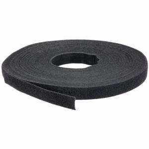 VELCRO .500X12K1WP/25 Perforated Back to Back Strap, 75ft Length, 0.5 Inch Width, 18 lb Tensile Strength, Black | CU7QUY 48GR86