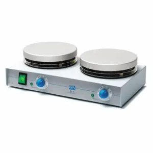 VELP SCIENTIFIC F20710430 Two-Position Heating Plate, Round, 0 Deg C to 370 Deg, 15 L Load Capacity - Metric, 115 V | CV4PVG 56LK93