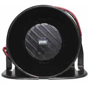 VELVAC 697112 Back Up Alarm 112db Black 3-63/64 Inch Height | AF7HTG 21DH92