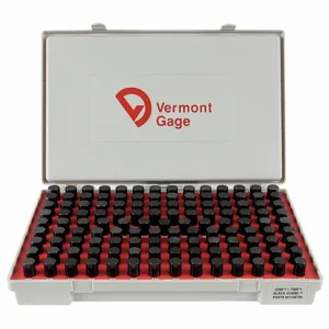 VERMONT GAGE 901100700 Class Zz Standard Pin Gage, Plus, Black Guard, 0.626-0.750 Inch Size | AE6XPZ 5VUD5