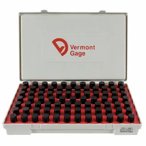 VERMONT GAGE 901100800 Class Zz Standard Pin Gage, Plus, Black Guard, 0.751-0.832 Inch Size | AE6XQA 5VUD6