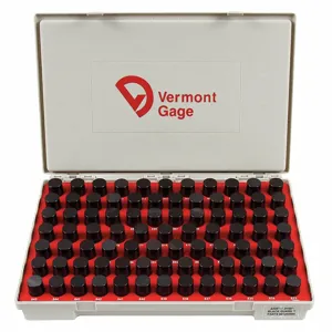 VERMONT GAGE 901200900 Pin Gage Set, Minus, 0.833-0.916 Inch, Black | AE4PDM 5MAU0