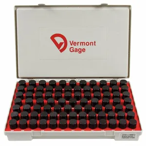 VERMONT GAGE 901201000 Pin Gage Set, Minus, 0.917-1.000 Inch, Black | AE4PDN 5MAU1