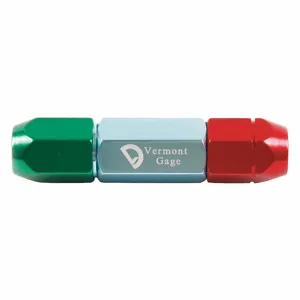 VERMONT GAGE 951020300 Reversible Gage Double End Handle, 3-1/8 Inch Length | AH9DFA 39UJ77