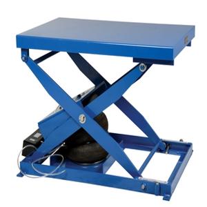 VESTIL ABLT-2000 Heavy Duty Air Bag Scissor Table, 2000 lb Capacity, Blue | AG7LAJ