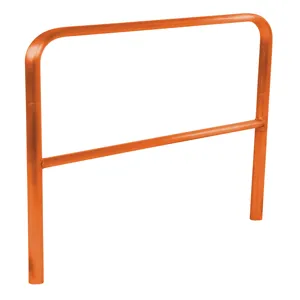 VESTIL ADKR-4-OR Pipe Safety Railing, Aluminium, Orange, 48 Inch Long | CE3ABR