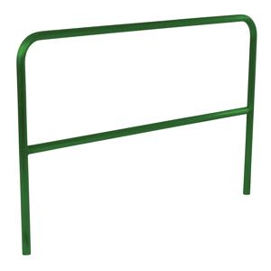 VESTIL ADKR-6-GN Pipe Safety Railing, Aluminium, Green, 72 Inch Long | CE3ACD