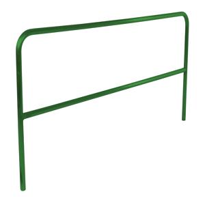 VESTIL ADKR-8-GN Pipe Safety Railing, Aluminium, Green, 96 Inch Long | CE3ACR